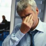 Overspannen door het werk overspannen